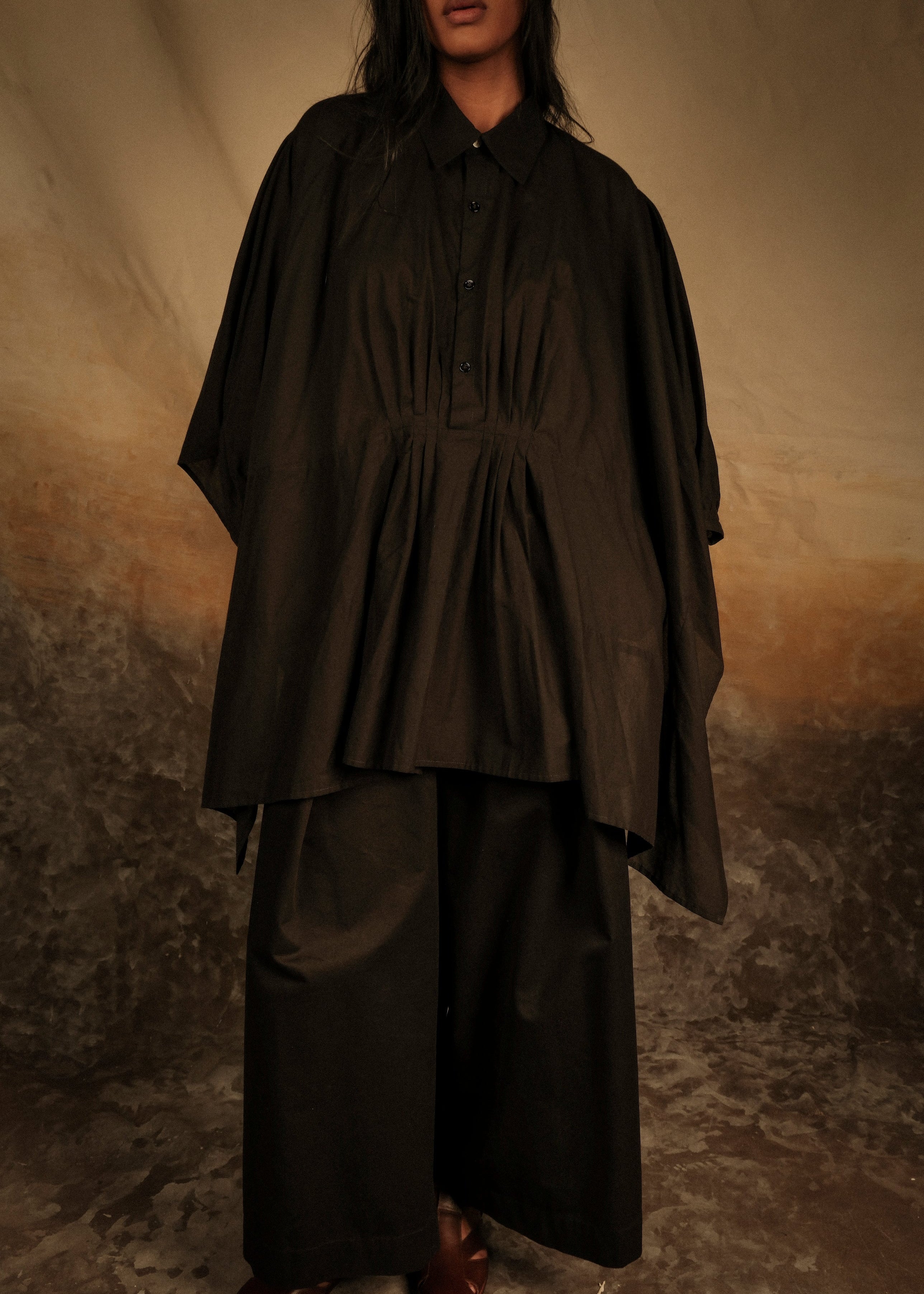 Blusa de algodón | Cuadro con Tablones