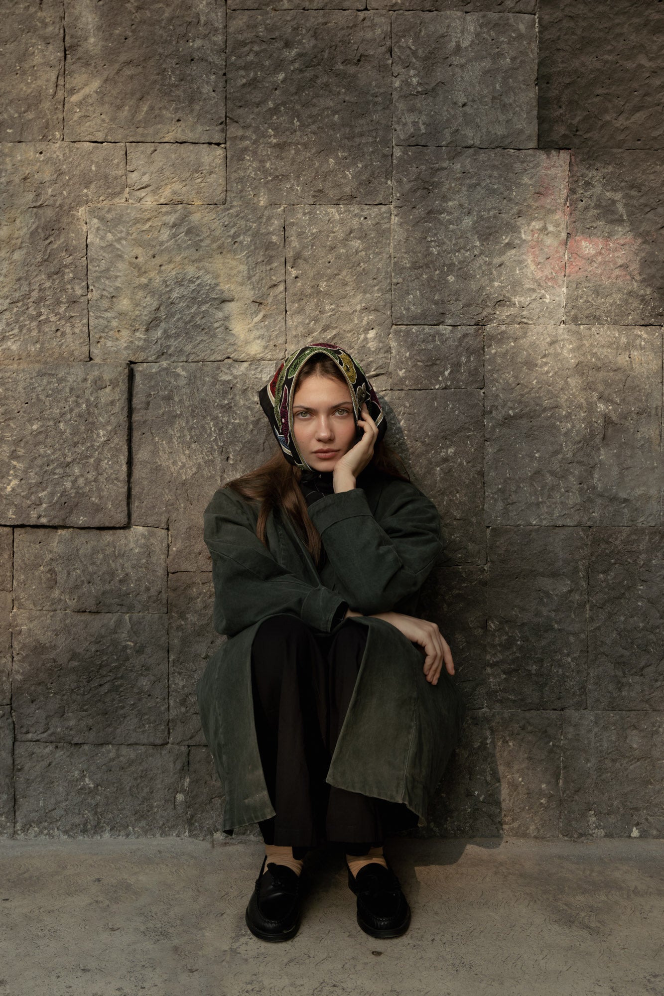 Pañoleta Bordada / Triangulo